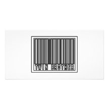 Barcode Twin Brother Picture Card