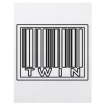 Barcode Twin flyers by Shirts_For_Twins Barcode Twin flyers