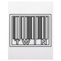 Barcode Twin letterhead by Shirts_For_Twins Barcode Twin letterhead