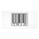 Barcode Twin Photo Cards
