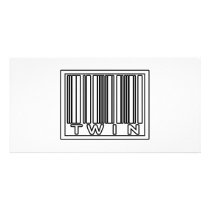 Barcode Twin Photo Cards