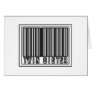 Barcode Twin Sister Greeting Cards