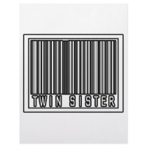 Barcode Twin Sister letterhead by Shirts_For_Twins Barcode Twin Sister letterhead