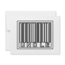 Barcode Uncle invitations
