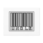 Barcode Uncle Postcards
