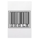 Barcode Uncle Stationery Design