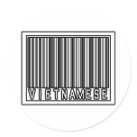 Barcode Vietnamese Sticker