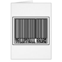 Barcode Volleyball Coach cards