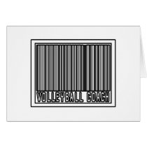 Barcode Volleyball Coach cards