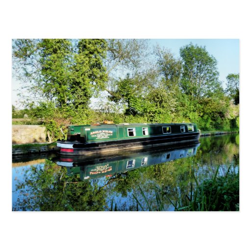 BARCOS DE CANAL BRITÁNICOS TARJETA POSTAL