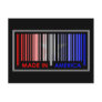 Bard Code Flag Colors AMERICA Light Design Post Card