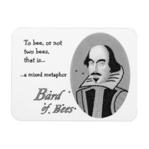 Bard of Bees - Magnet (customizable caption)