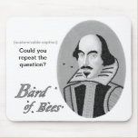 Bard of Bees - Mousepad (customizable caption) mousepads