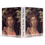 Bardi Altar Enthroned Madonna, John The Baptist 3 Ring Binders