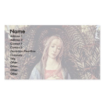 Bardi Altar Enthroned Madonna, John The Baptist Business Card Templates