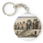 Bardo, the lion staircase, Tunis, Tunisia vintage Key Chain