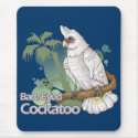 Bare-Eyed Cockatoo Mouse Pad mousepads by CrazyParrotLady Bare-Eyed Cockatoo Mouse Pad mousepads