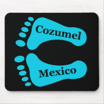 Bare Feet Cozumel Mexico Mousepads