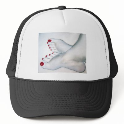 Bare Feet Drawing Foot Fetish Hats by uniqueandkinky