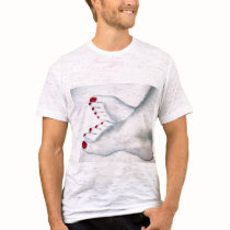 Bare Feet Drawing T-shirt