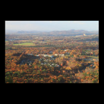 Bare Mountain Holyoke Range Autumn View posters