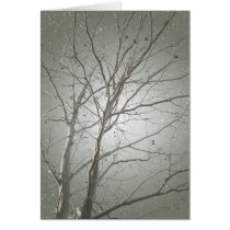 Bare Tree Folding Card 2 by Madinagoodway Bare Tree Folding Card 2