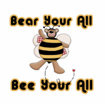 Bare Your All Be Your All Acrylic Cut Outs