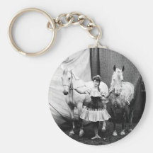 Bareback Girl: 1904 Keychains