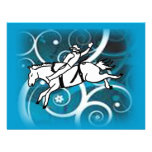 Bareback rider 103 personalized invitations