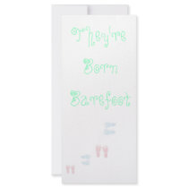 Barefoot Books Promotional Post Cards- Newborn rack cards
