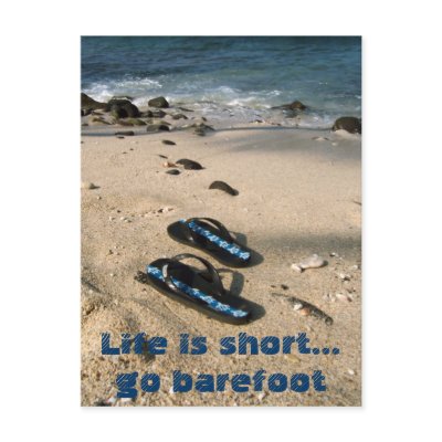 Barefoot Inspirations Post Cards by Rebecca_Reeder