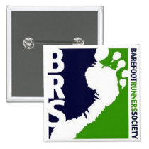 Barefoot Runners Soc Avatar Logo White Foot Square buttons