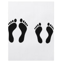 barefoot sleeping icon flyers