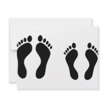 barefoot sleeping icon invitations