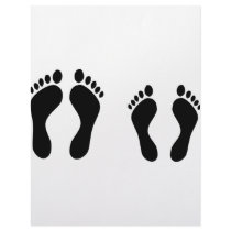 barefoot sleeping icon letterhead
