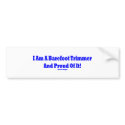 Barefoot trimmer bumper stickers by Clare101 Barefoot trimmer bumper stickers
