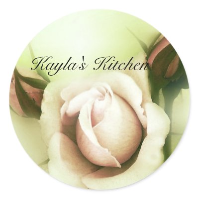 barely pink roses1 round sticker by Lisa_Dawn