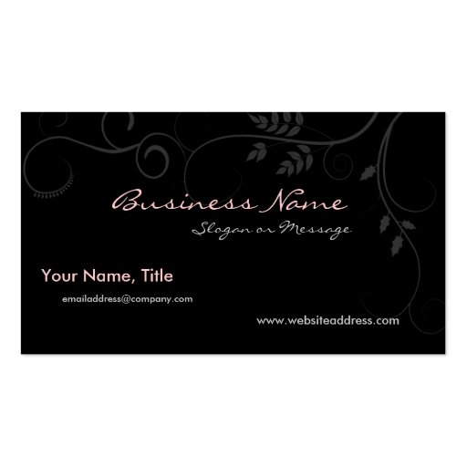 Barely There Vines Business Card