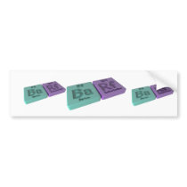 Barf  as Ba Barium and Rf Rutherfordium Bumper Stickers