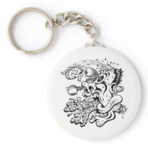 BARF BRAIN KEYCHAIN