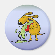 Barfin' Doggie Magnet