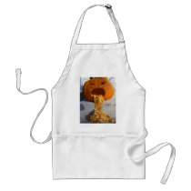 Barfing Pumpkin Apron