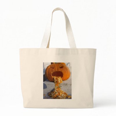 Barfing Pumpkin Bag by markthaler