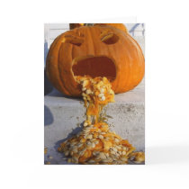 Barfing Pumpkin Cards