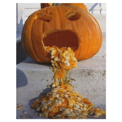 Barfing Pumpkin Letterhead by markthaler