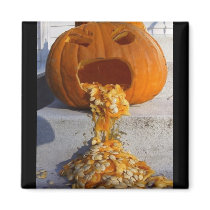 Barfing Pumpkin Magnets