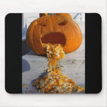 Barfing Pumpkin Mouse Pad