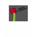 -Barfs a rainbow- t-shirts