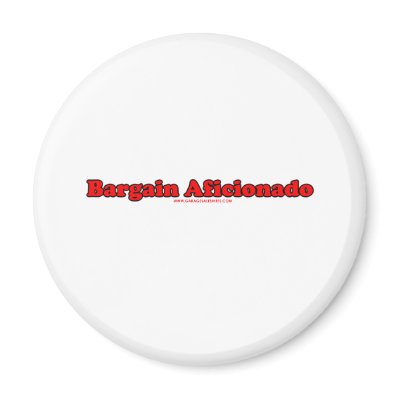 Bargain Aficionado Refrigerator Magnet by garagesaleshirts