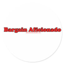 Bargain Aficionado Stickers